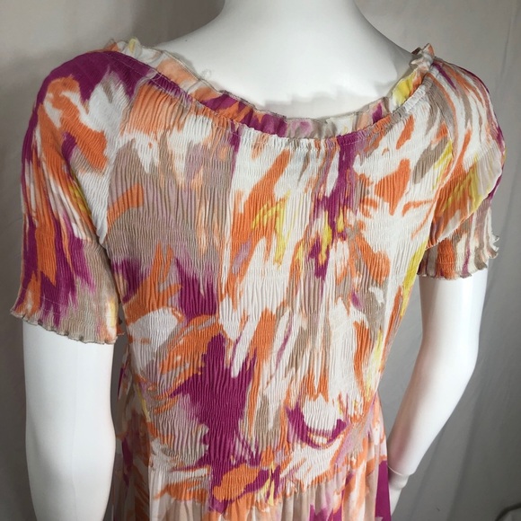 Allison Taylor Color Splash Scrunch Bust Mini Dress - Picture 4 of 6